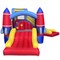 Cloud 9 Inflatable Rocket Bounce House with Blower, Bouncer for Kids with Two Slides and Large Jumping Area